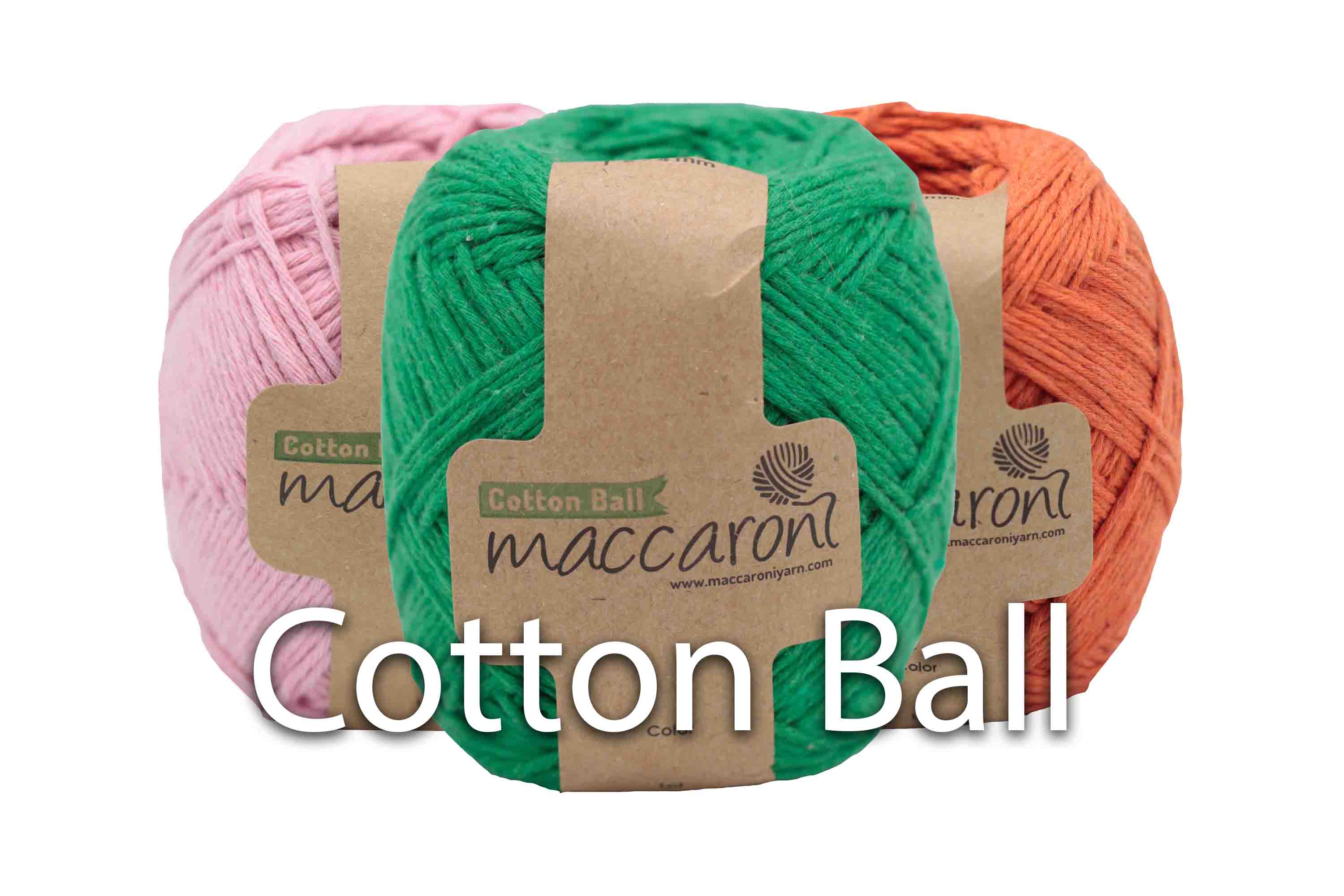 Cotton Ball yarn cotton ball maccaroni yarn