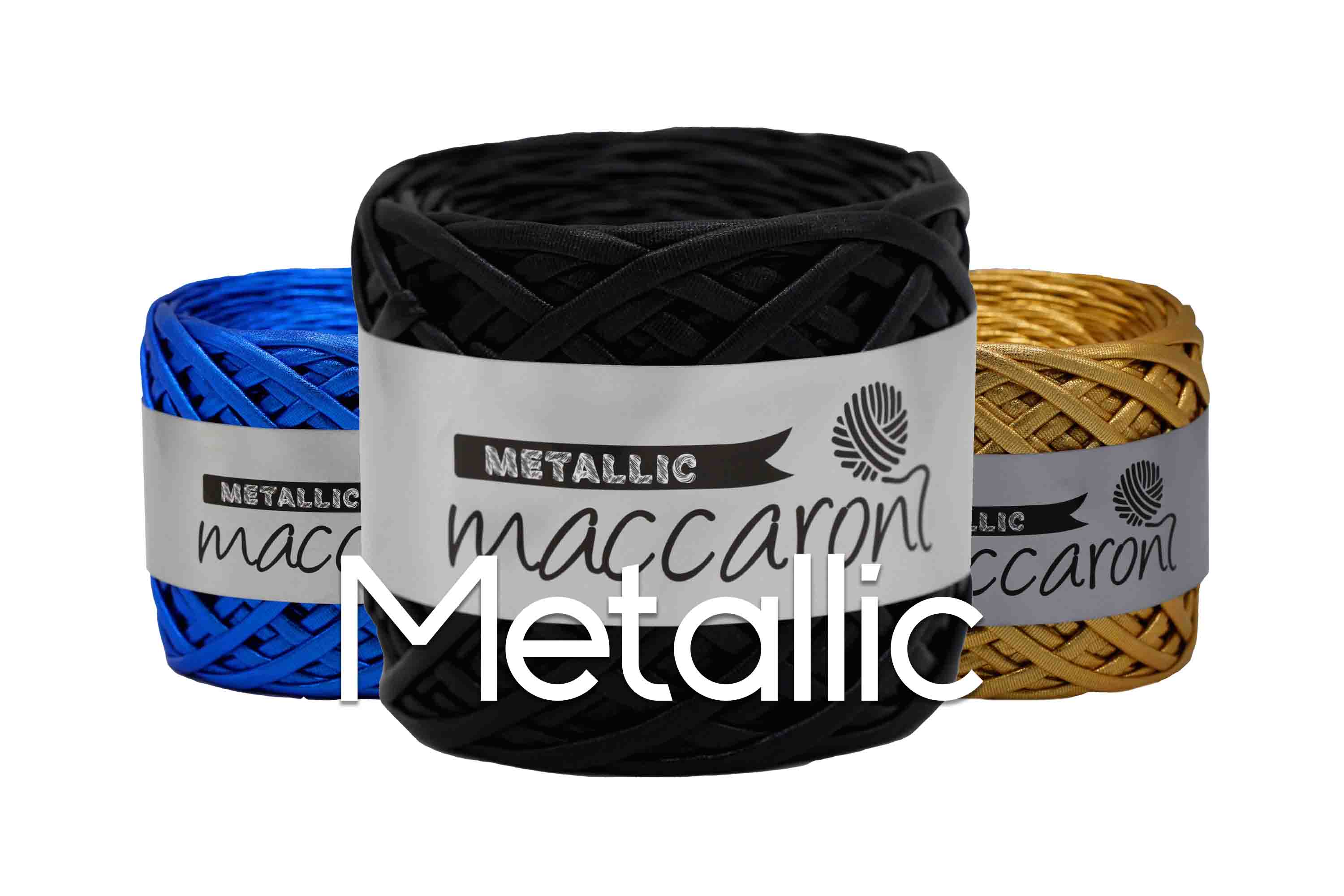 metallic yarns maccaroni yarn