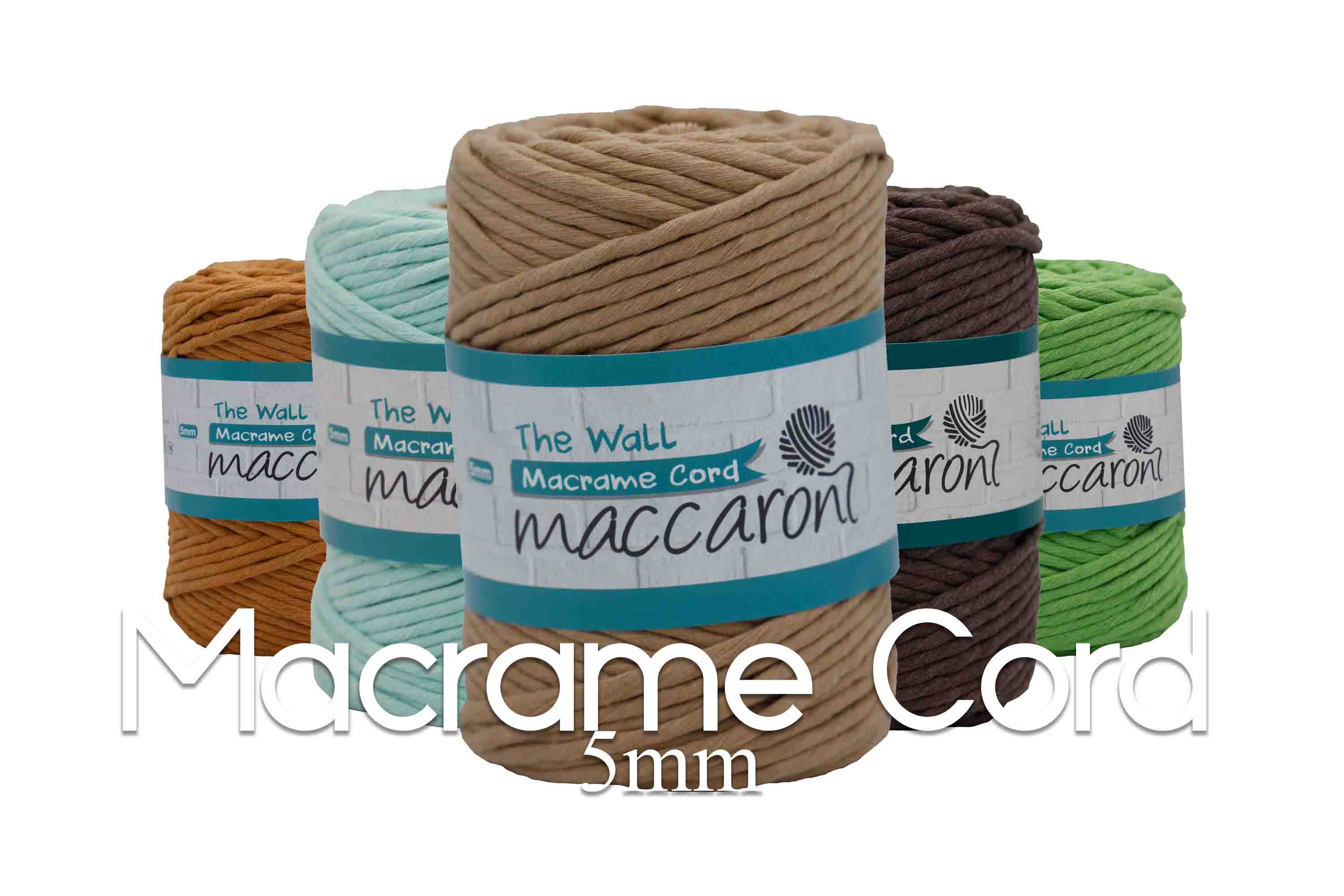 the wall macrame cord 5mm cord yarn yarns maccaroni yarn